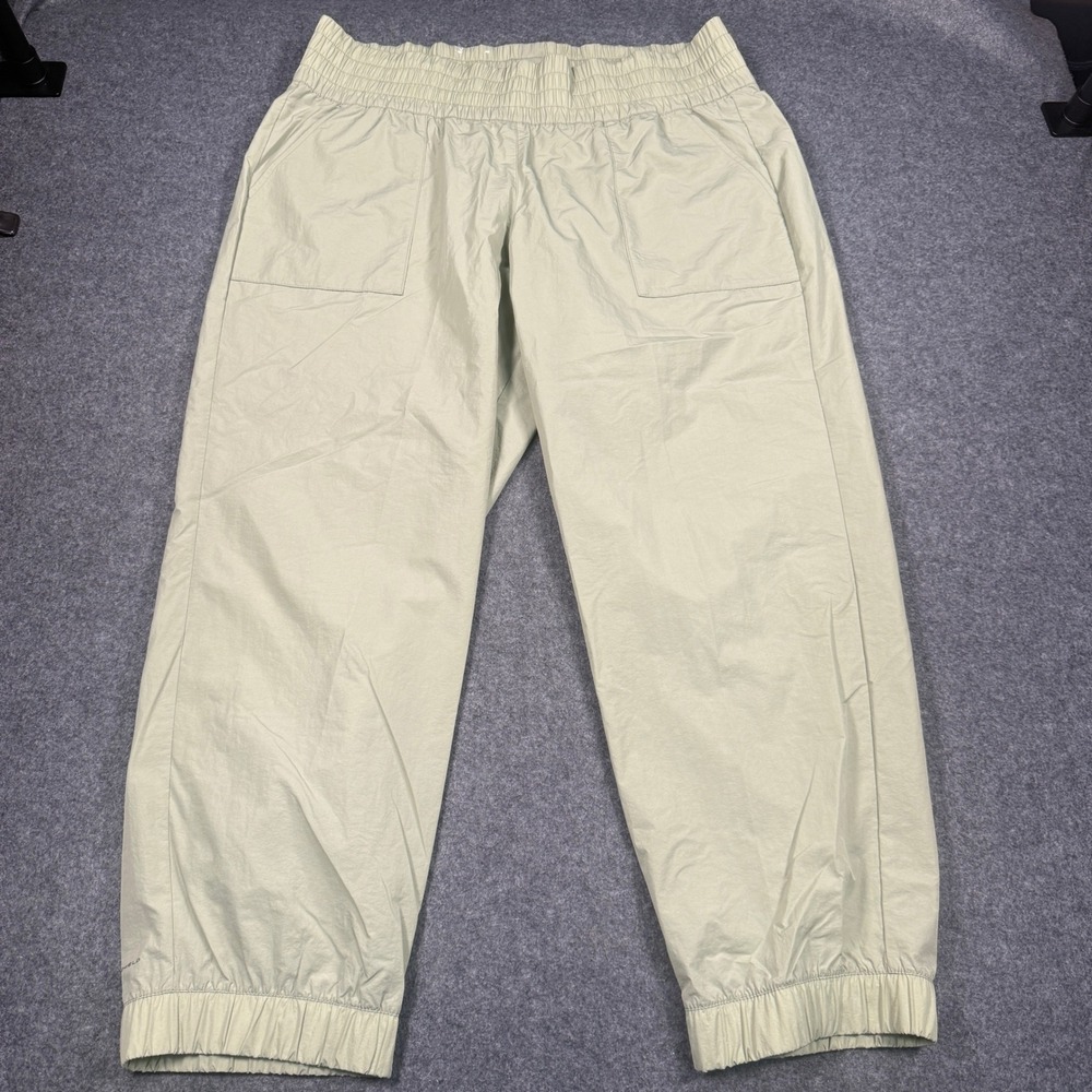 Columbia Womens XXL Omni-Shield Joggers Sage Green Smocked High Waist AK9056